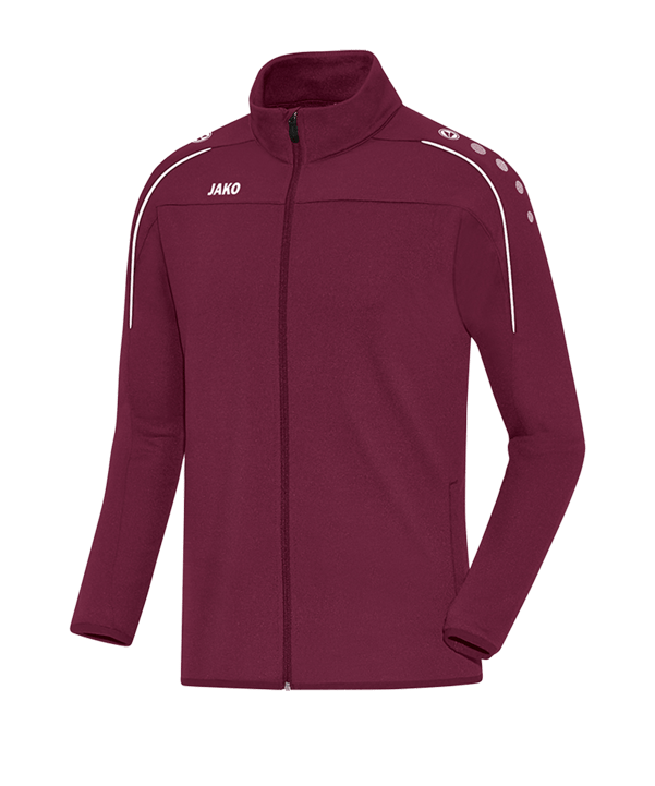 Jako Classico Freizeitjacke Kids Dunkelrot F14 - rot