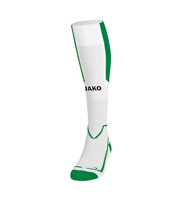 Jako Lazio Stutzenstrumpf Weiss Grün F60 - weiss