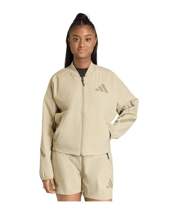 adidas Z.N.E Bomber Jacke Damen Braun - braun