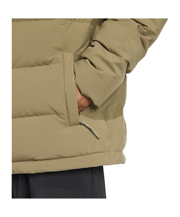 adidas Helionic CLIMAWARM Hooded Down Jacke Grün - gruen