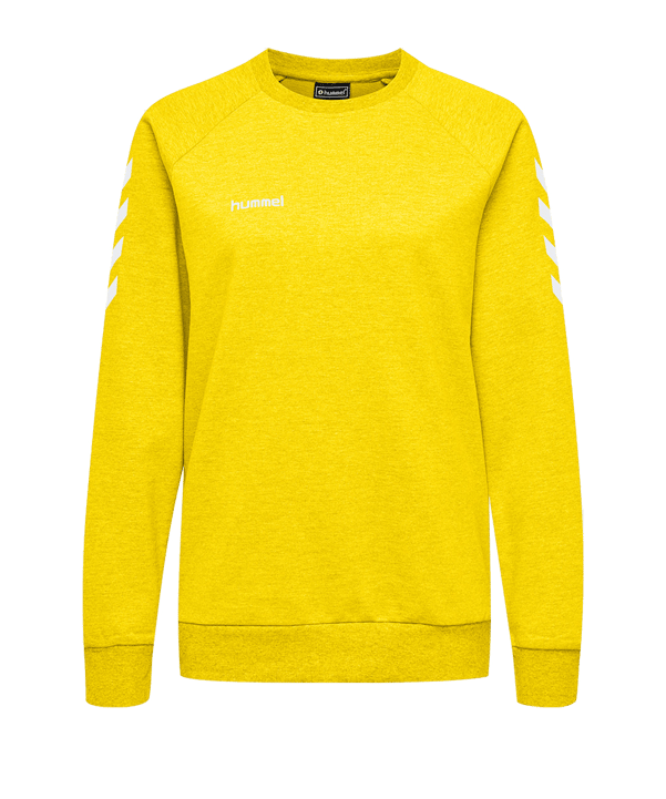 Hummel Cotton Sweatshirt Damen Gelb F5001 - gelb