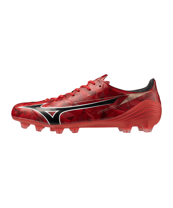 Mizuno Alpha II Elite FG Ruby Red 40th Anniversary Rot F60 - rot
