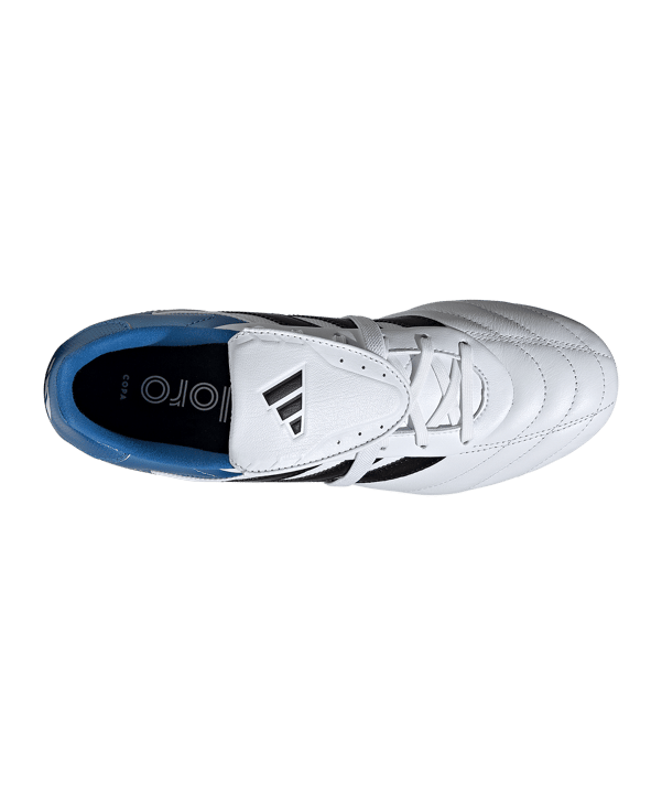 adidas COPA Gloro II FG Weiss Schwarz Blau - weiss