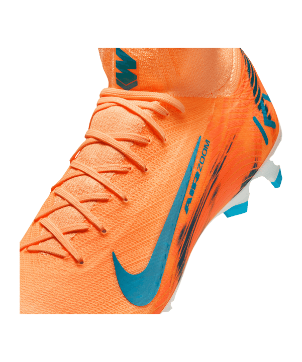 Nike Air Zoom Mercurial Superfly X Pro FG Kylian Mbappe Signature Orange F801 - orange