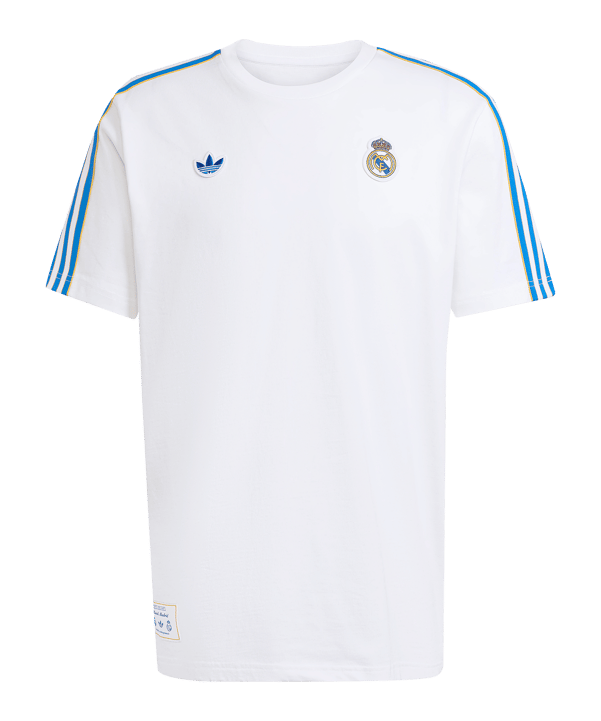 adidas Real Madrid Icon T-Shirt Weiß - weiss