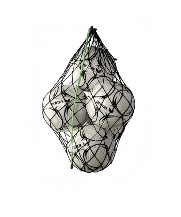 Erima Ballnetz für 5 Fussbälle - schwarz