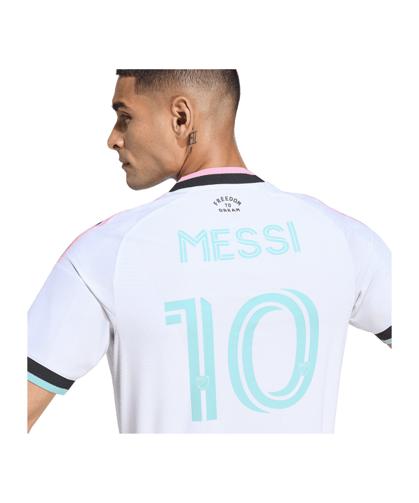 adidas Inter Miami Authentic Messi Trikot 3rd 2026 Weiß - weiss
