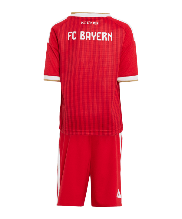 adidas FC Bayern München Trikot Set Home 2026/2027 Kids Rot - rot