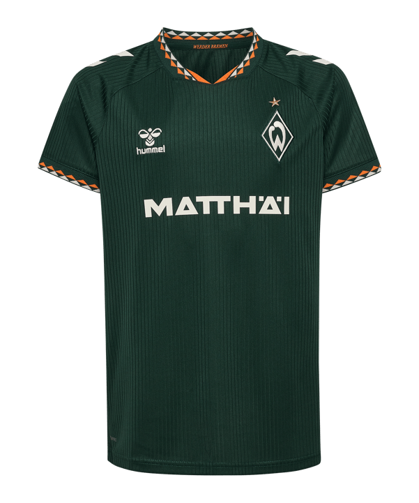 hummel SV Werder Bremen Trikot Away 2026/2027 Kids Grün F6842 - gruen