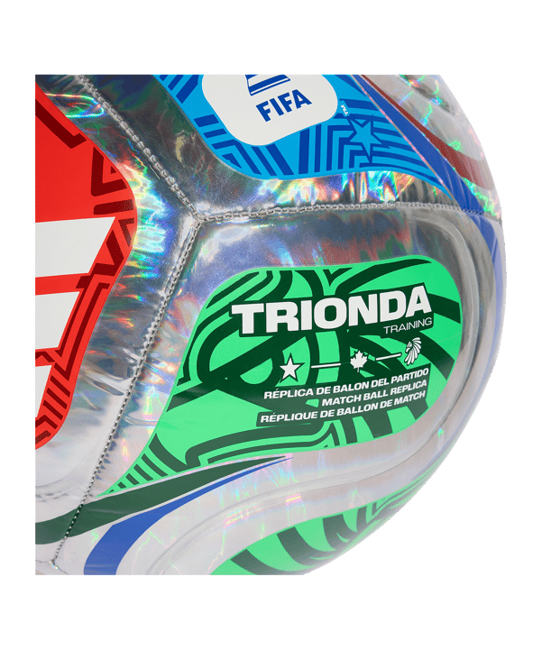 adidas World Cup 26 Trionda Foil Trainingsball Mehrfarbig - mehrfarbig