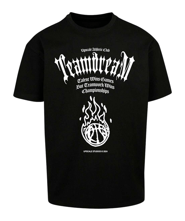 Mister Tee Teamdream Heavy Oversize T-Shirt Schwarz - schwarz