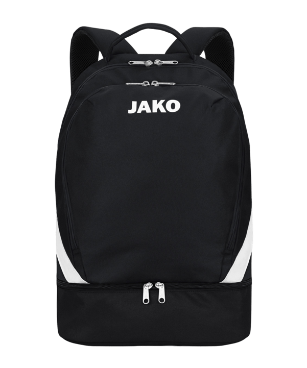 JAKO Iconic Rucksack mit Bodenfach Schwarz F800 - schwarz