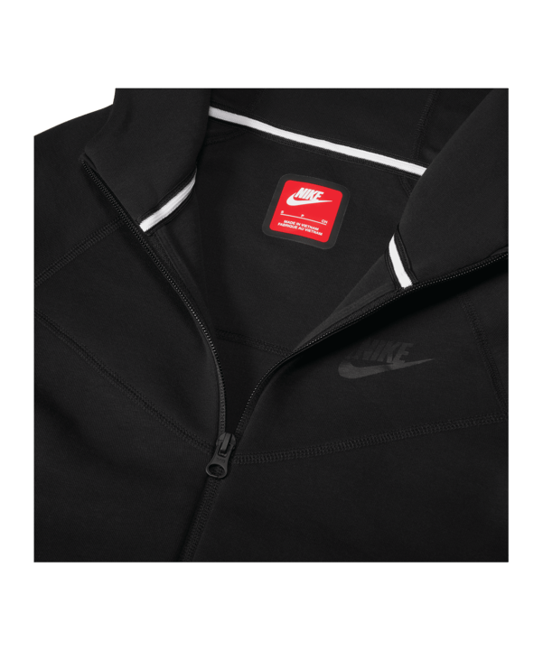 Nike Tech Fleece Jacke Kids Schwarz F010 - schwarz