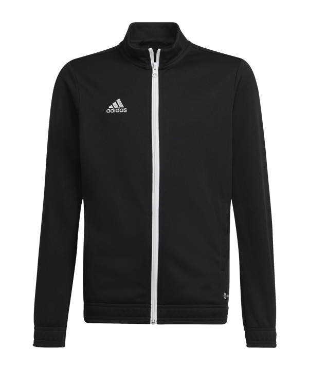 adidas Entrada 22 TK Trainingsjacke Kids Schwarz - schwarz