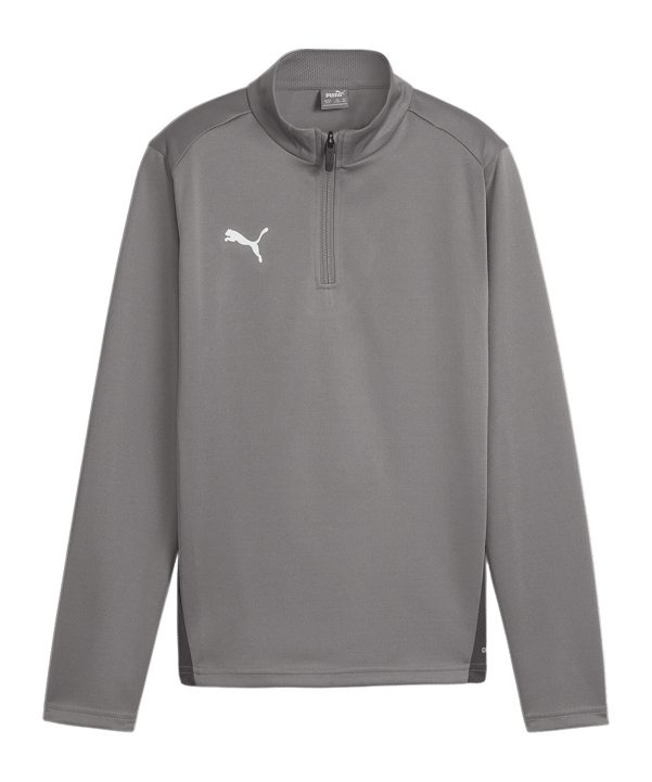 PUMA teamGOAL Training 1/4 Zip Sweatshirt Kids  Grau F13 - grau