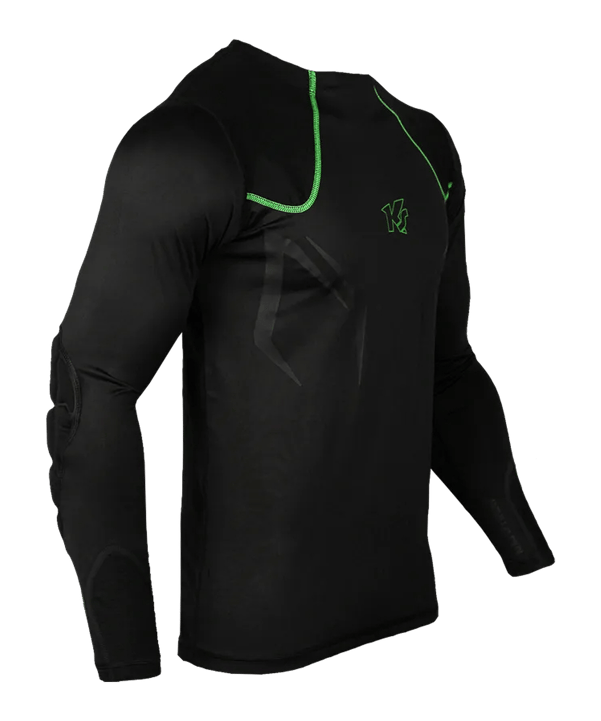 KEEPERsport BasicPadded Longsleeve Underwear Shirt Schwarz - schwarz