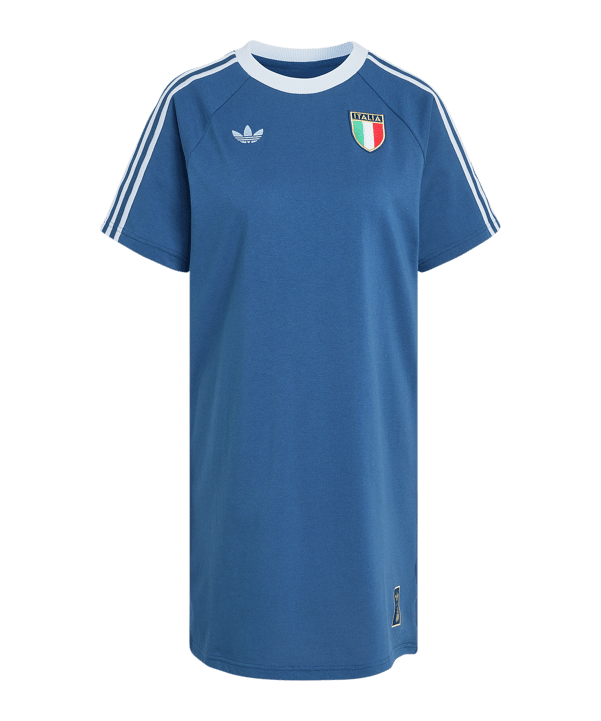 adidas FIGC Italien Originals Kleid Damen Blau - blau