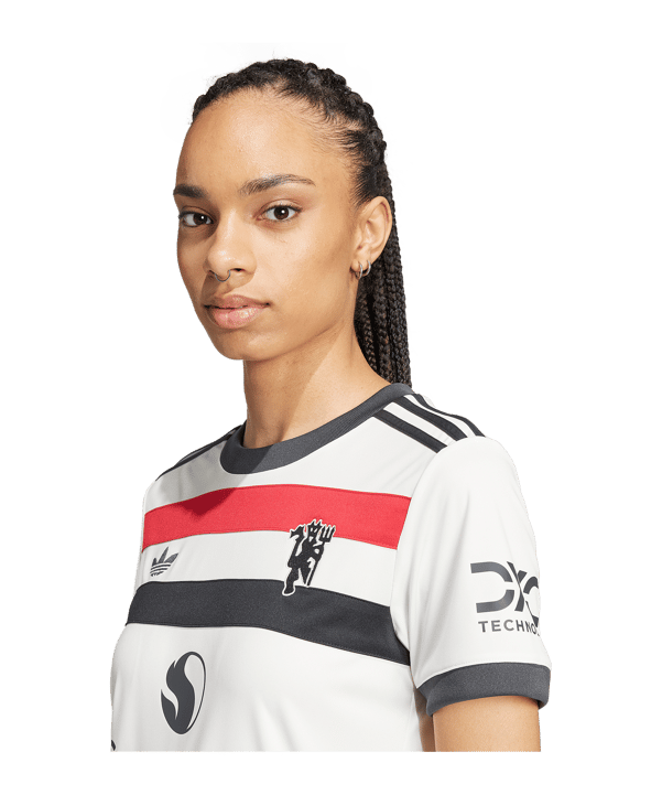 adidas Originals Manchester United Trikot 3rd Damen Weiss - weiss