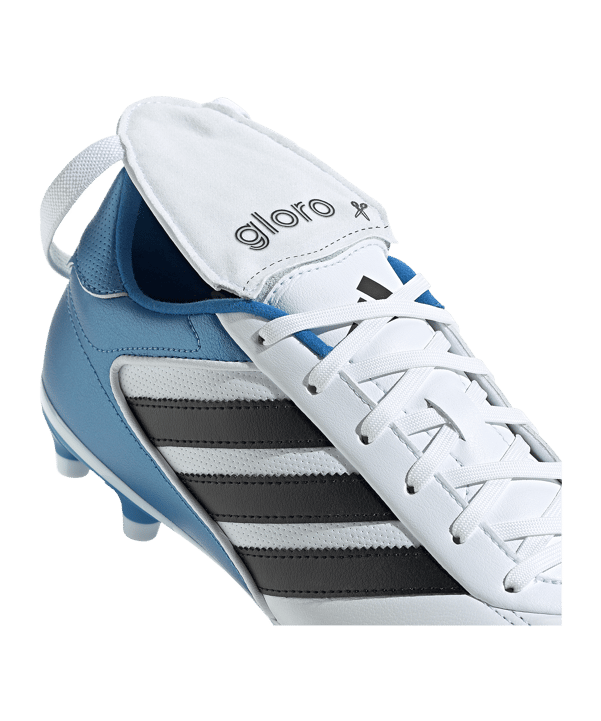 adidas COPA Gloro II FG Weiss Schwarz Blau - weiss