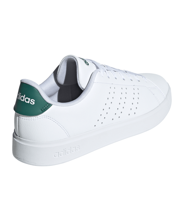 adidas Advantage 2.0 Weiss Grün - weiss