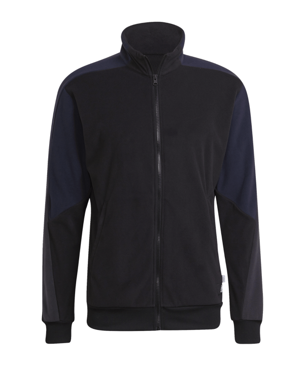 adidas Future Icons Fleece Trainingsjacke Schwarz - schwarz