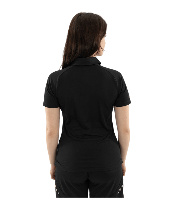 JAKO Uni Polo Damen Schwarz F800 - schwarz