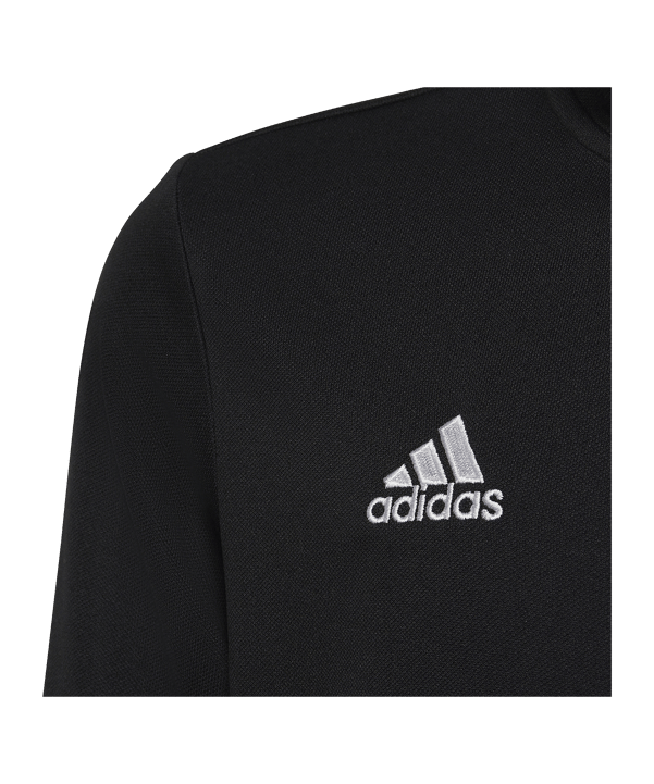 adidas Entrada 22 TK Trainingsjacke Kids Schwarz - schwarz