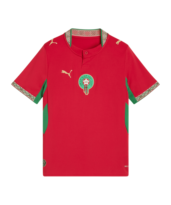 PUMA FRMF Marokko Trikot Home WM 2026 Kids Rot F01 - rot