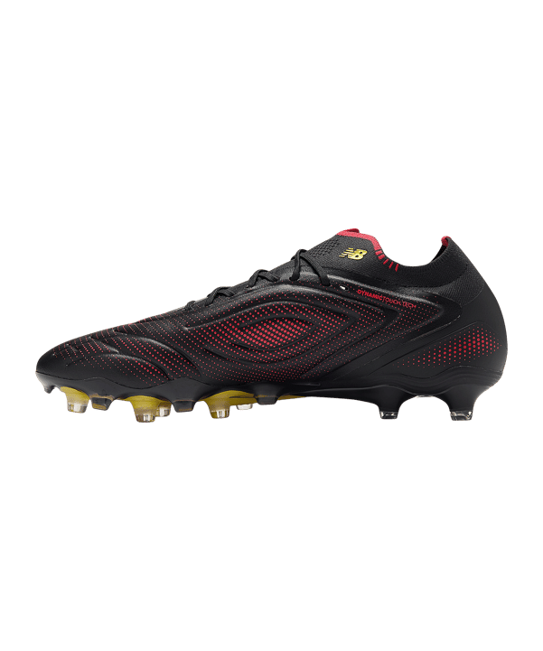 New Balance Tekela Elite Low v5 FG Live Wire Schwarz - schwarz