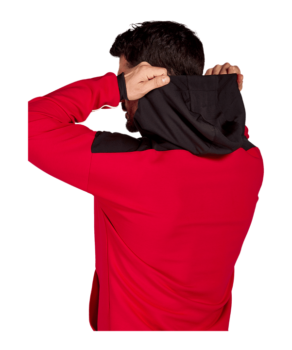 Erima Change by Hoody Rot Schwarz - rot