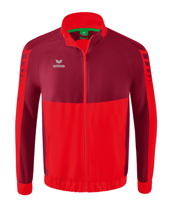 Erima Six Wings Präsentationsjacke Kids Rot - rot