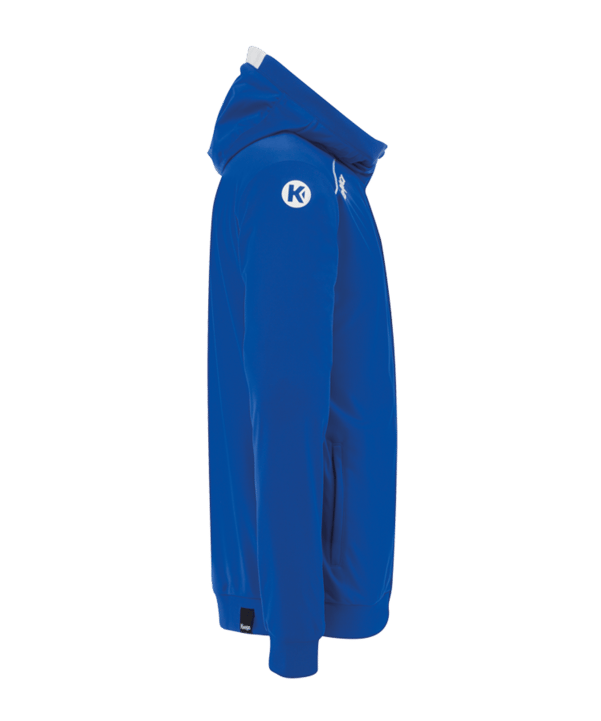 Kempa Player Kapuzenjacke Blau Weiss F04 - blau