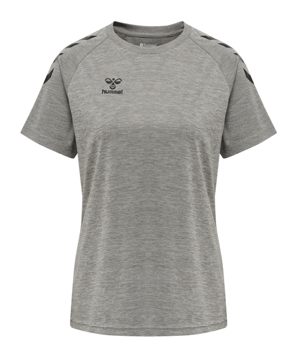 Hummel hmlCORE XK Poly T-Shirt Damen Grau F2006 - grau