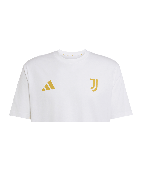 adidas Juventus Turin Graphic T-Shirt Weiß - weiss