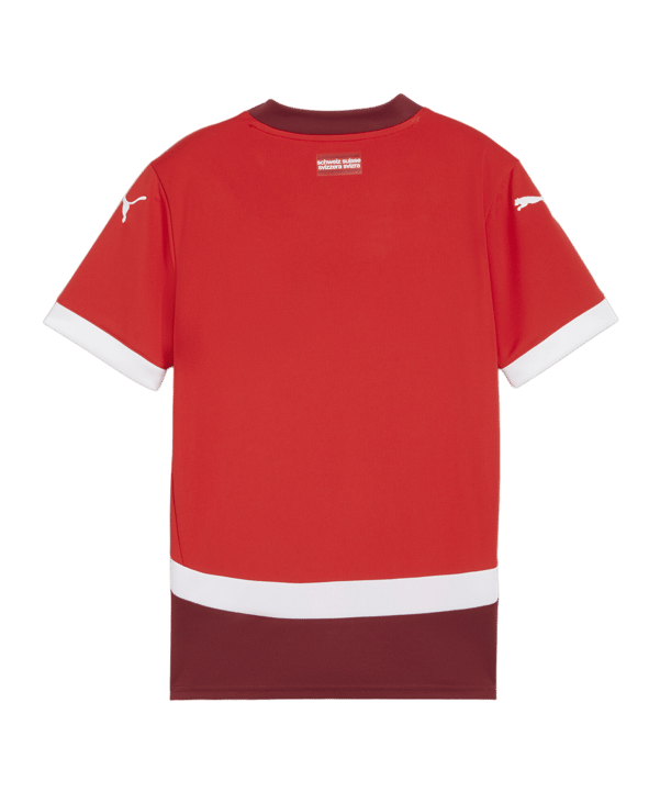 PUMA Schweiz Trikot Home EM 2024 Kids Rot F01 - rot