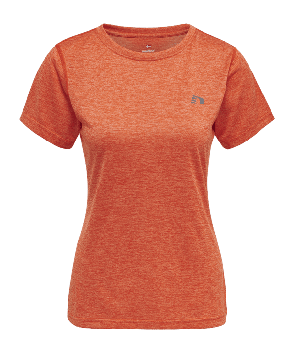 Newline Statement T-Shirt Running Damen F3191 - orange
