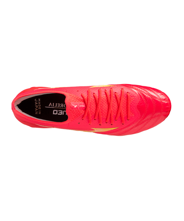 Mizuno Morelia Neo IV Made in Japan FG Release Rot Gelb F64 - rot