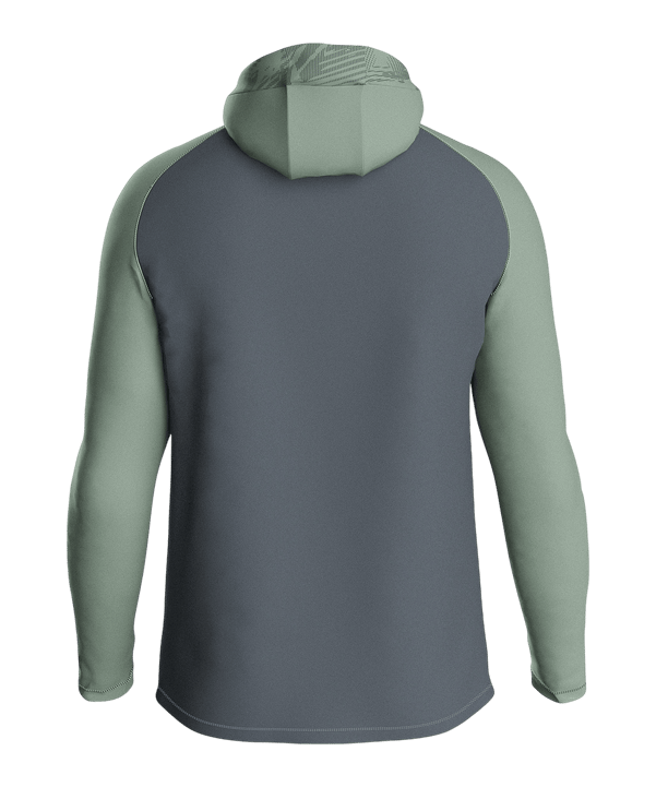 JAKO Icon Kapuzenjacke Kids Grau Grün F852 - grau