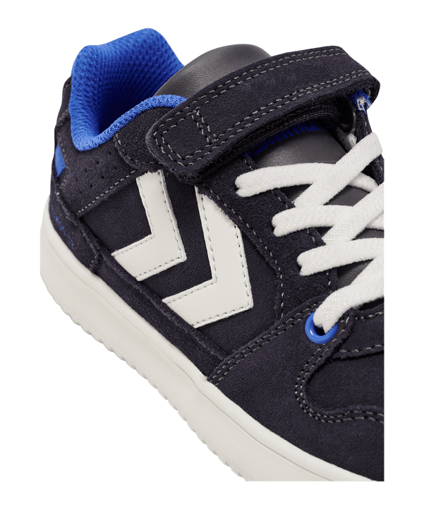 Hummel St. Power Play Suede Sneaker Kids Schwarz F2203 - schwarz