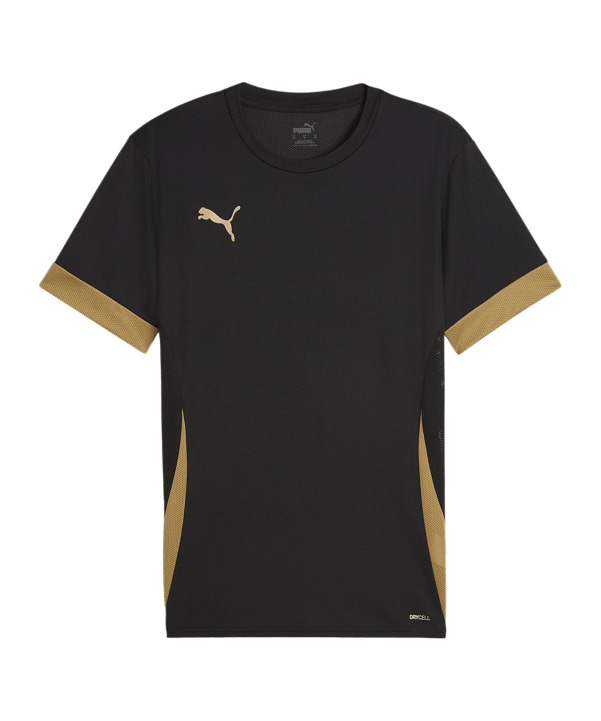 PUMA teamGOAL Matchday Trikot Kids Schwarz Gold F28 - schwarz