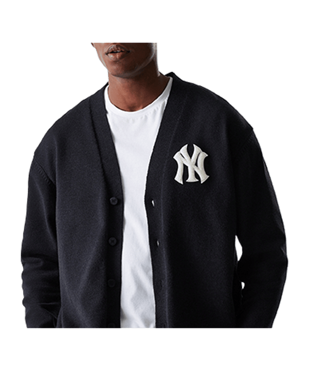 New Era MLB Knit New York Yankees Jacke Schwarz - schwarz