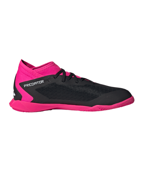 adidas Predator Accuracy.3 IN Halle Own Your Football Kids Schwarz Weiss Pink - schwarz