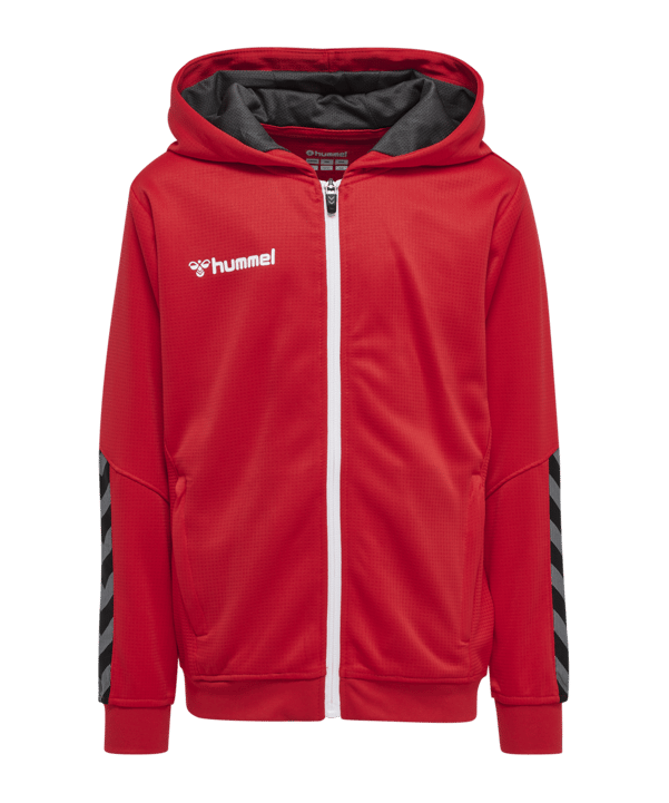 Hummel Authentic Poly Kapuzenjacke Kids F3062 - rot
