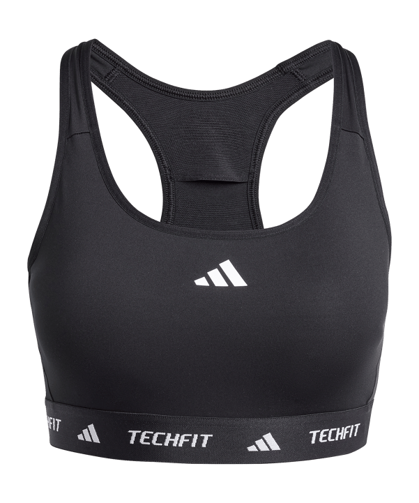 adidas Sport-BH Damen Schwarz - schwarz