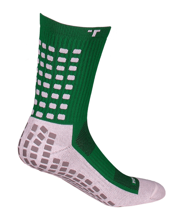 TruSox Mid Calf Cushion 3.0 Socken Grün Weiss - gruen