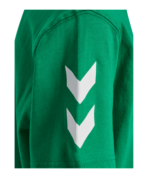 Hummel Go 2.0 Chevron T-Shirt Kids Grün F6235 - gruen