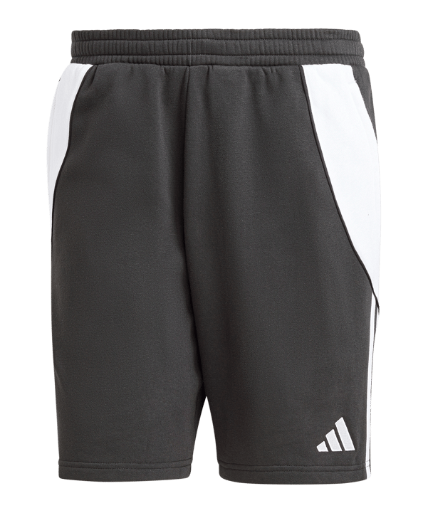adidas Tiro 24 Sweatshort Schwarz Weiss - schwarz