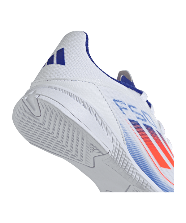 adidas F50 League IN Advancement Kids Weiss Rot - weiss