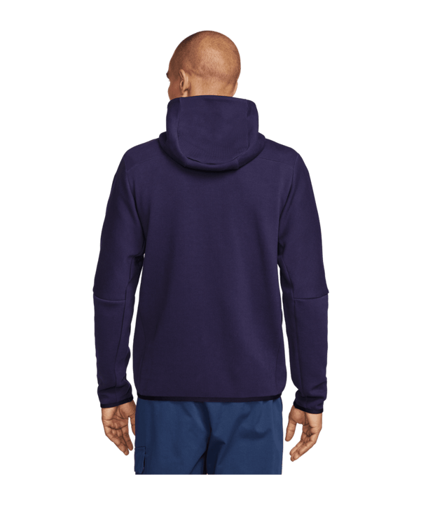 Nike Frankreich Tech Fleece Kapuzenjacke EM 2024 Blau F498 - blau