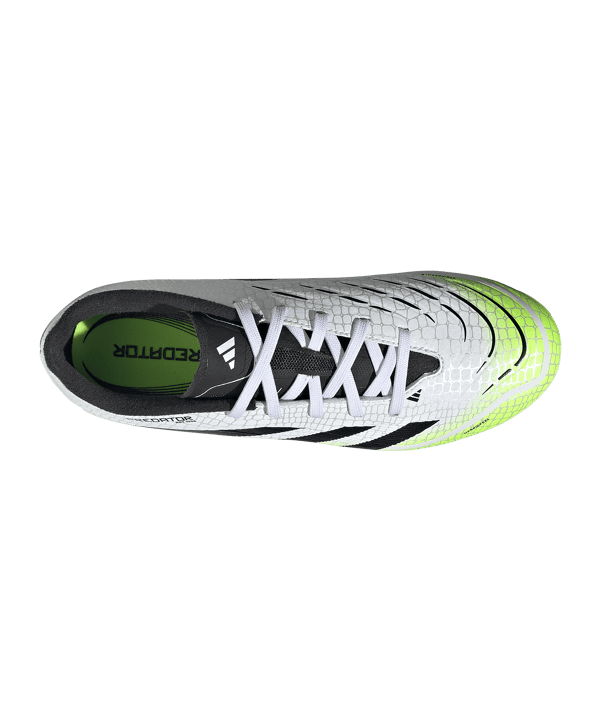 adidas Predator League FG/MG Radiant Blaze Kids Weiß - weiss
